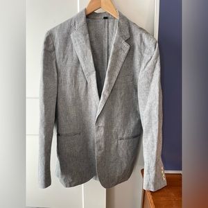 J. Crew Ludlow Unstructured Cotton Linen Jacket Blazer 38R Slim